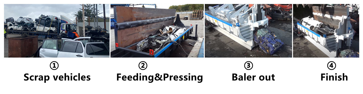 car baler working process