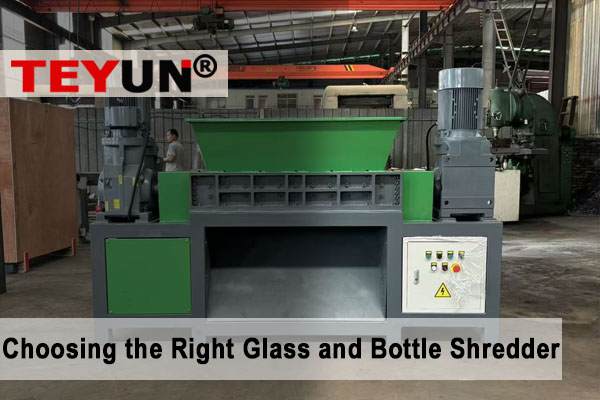 Choosing the Right Glass and Bottle Shredder: Engineering for High-Volume Recycling