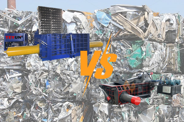 Comparison between TEYUN scrap metal baler and traditional equipment