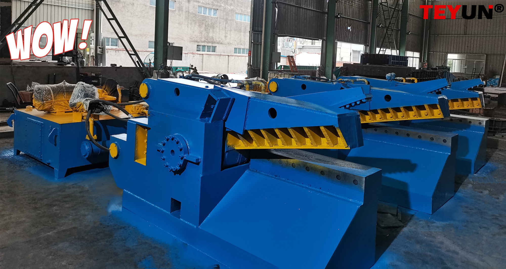 Reorder! 3 sets 250ton alligator shears